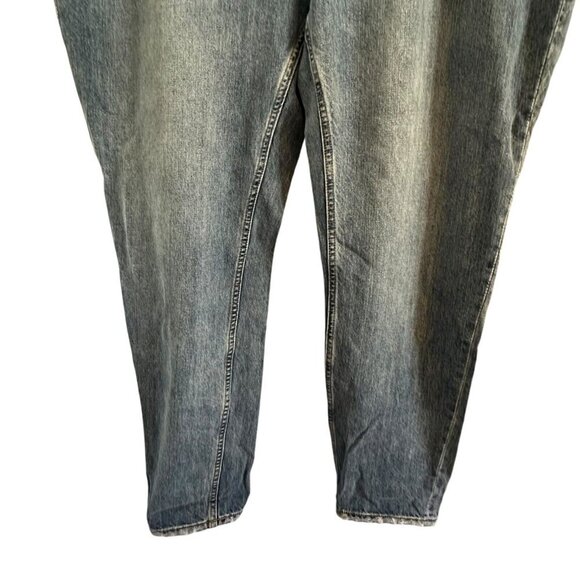 H&M Jeans Women's Size 22 Boyfriend Low Waist med wash bejeweled pockets - Picture 4 of 13